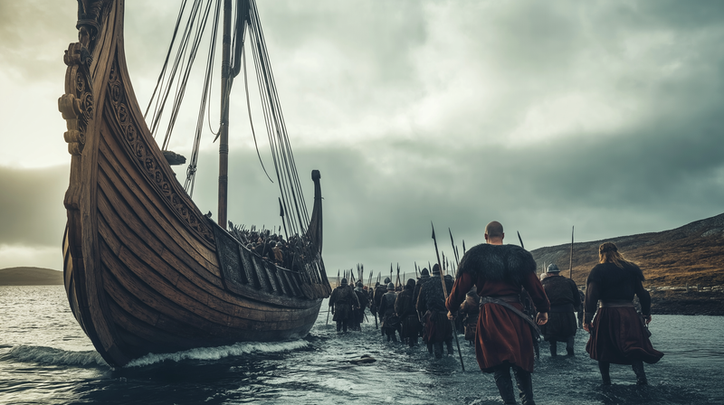 Vikings sailing